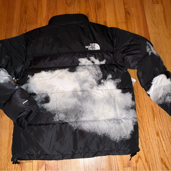 The North Face 700 Printed 92 Retro Anniversary Nuptse Puffer Jacket black/white - Picture 3 of 5